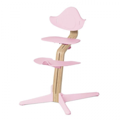 NOMI Highchair + Mini Restraint 多阶段成长椅 (粉红色)
